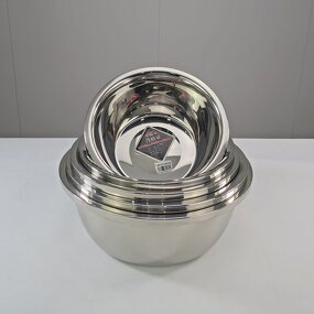 Stainless Steel Basin Manufacturer - Different Sizes Salad Bowl Large Kitchen Multifunctional Mixing Bowl