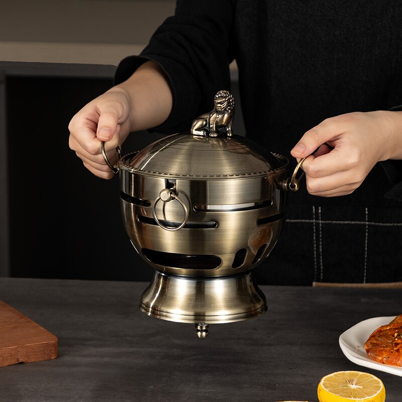 Cooking Stove Hot Pot Manufacturer - One Person Made of Stainless Steel for Hotel and Restaurant Use