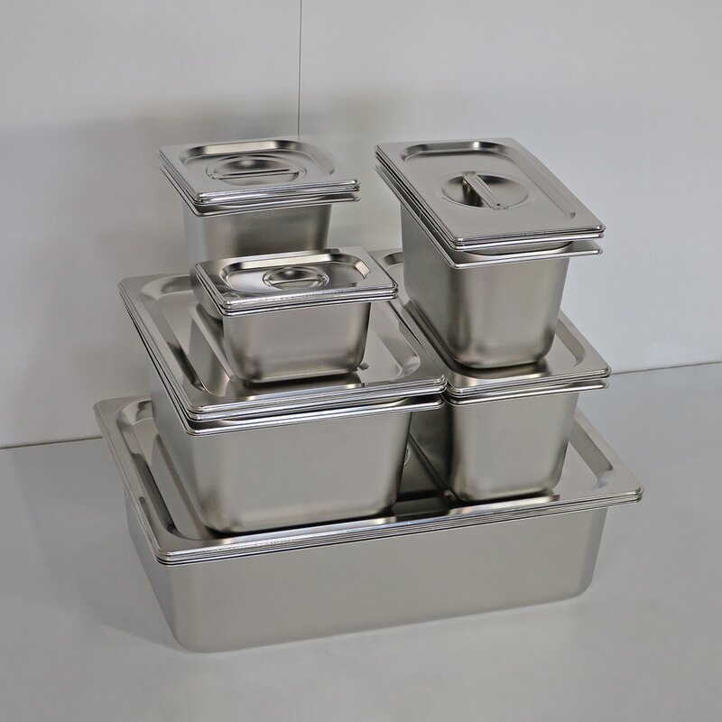 Food Storage Containers Manufacturer - Stainless Steel Stackable Steam Table Pan for Buffet Event Catering