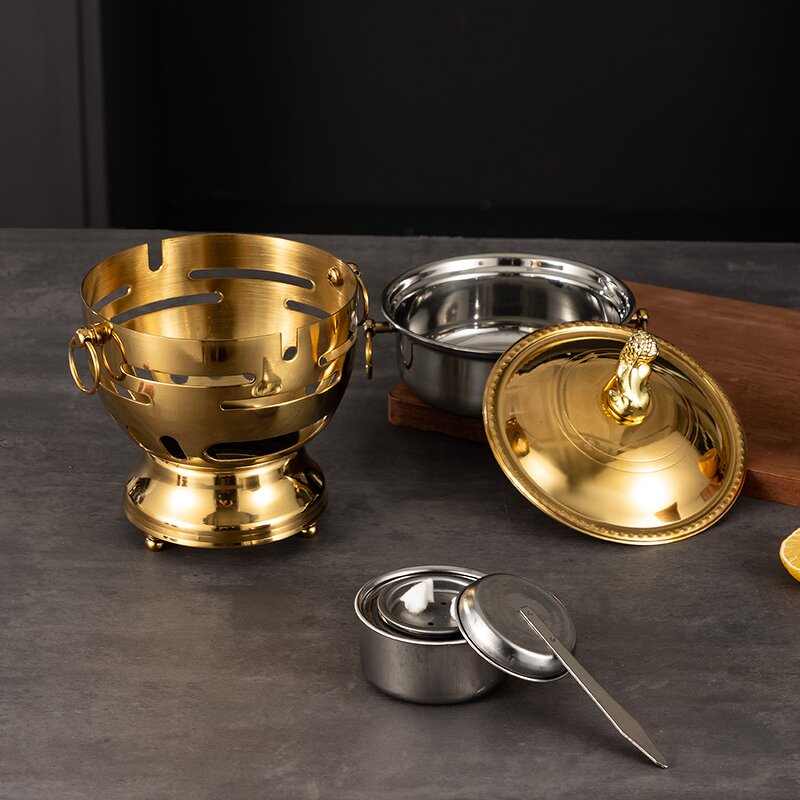 Cooking Stove Hot Pot Manufacturer - One Person Made of Stainless Steel for Hotel and Restaurant Use