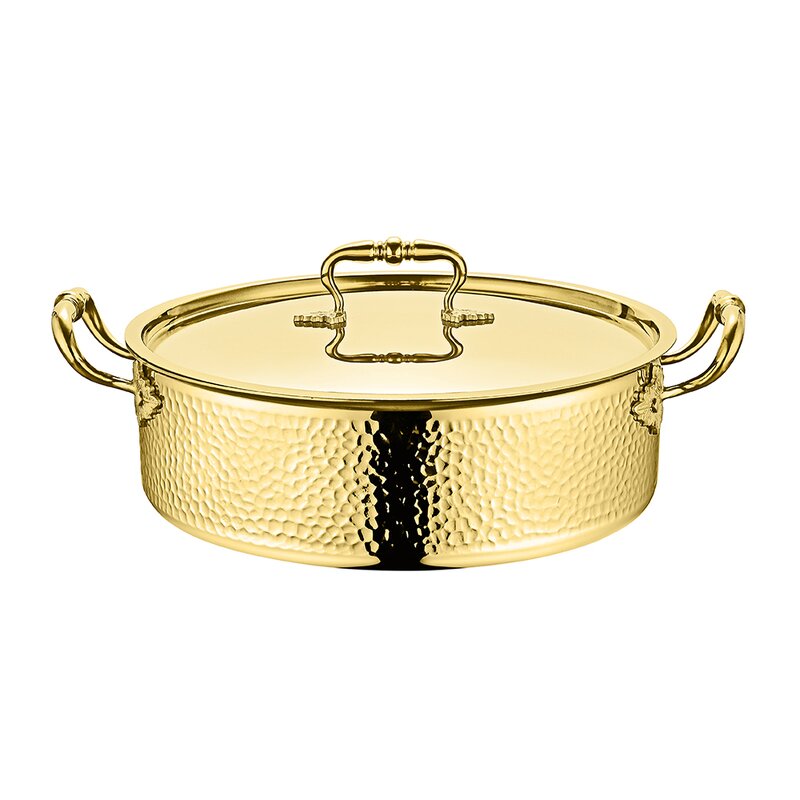 Chafing Dish Manufacturer - Golden Hammer Commercial 304 Stainless Steel Large Capacity Induction Cooker With Metal Lids