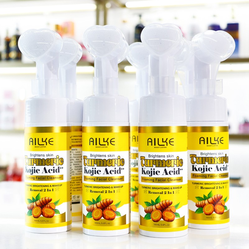 Facial Cleanser Manufacturer - OEM Turmeric Kojic Acid Silicone Brush