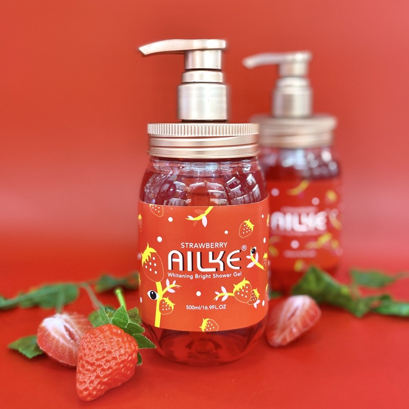 Shower Gel Factory - OEM Strawberry Scent Whitening Care