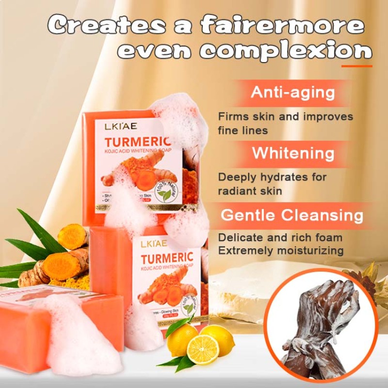 Bath Soap Factory - OEM Shea Butter Turmeric Acne Whitening