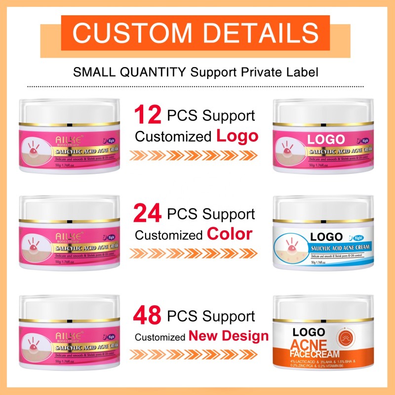 Acne Face Cream Manufacturer - OEM Salicylic Acid Scar Removal Moisturizer