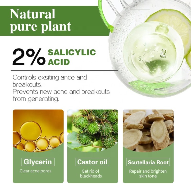 Face Serum Factory - OEM Salycilic Acid Acne Inhibit