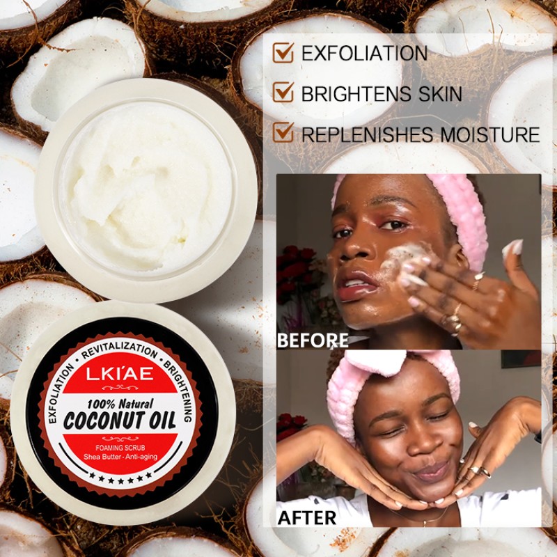 Coconut Scrub Manufacturer - OEM Anti Aging Whitening Exfoliating
