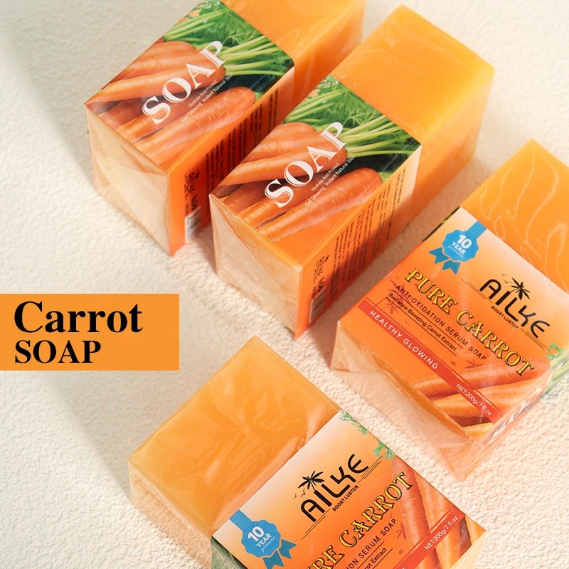 Carrot Soap Manufacturer - OEM Vegan Lightening Scented Bar