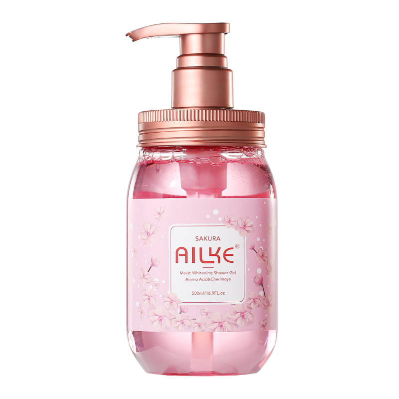 Shower Gel Factory - OEM Sakura Skin Whitening Purifying