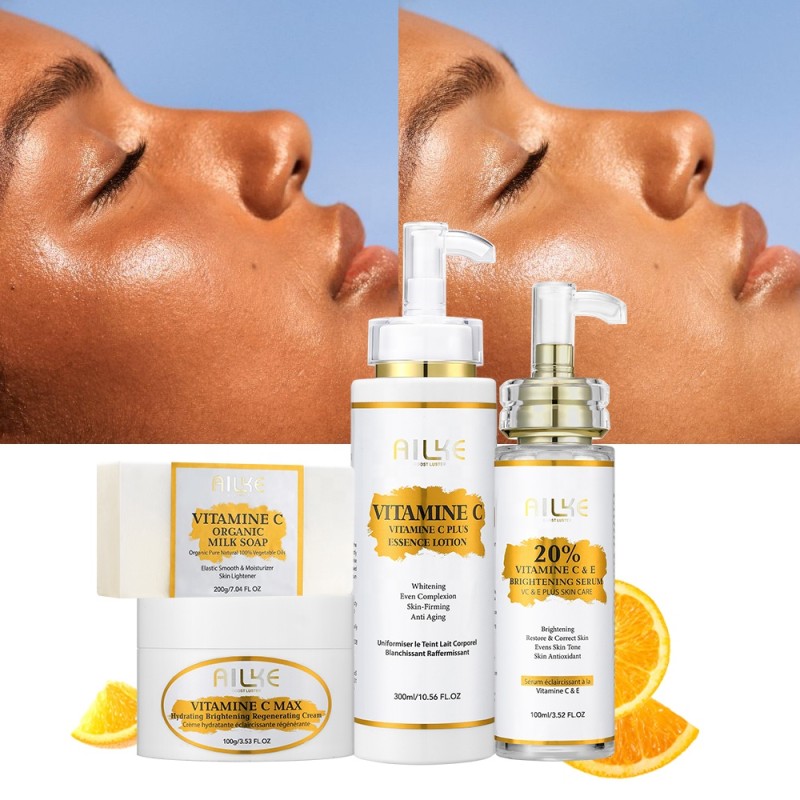 Facial Set Factory - OEM Vegan Dark Spot Whitening Vitamin C
