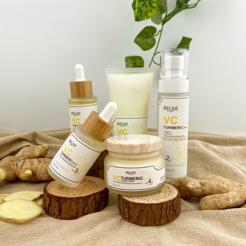 Facial Set Factory - OEM Organic Turmeric Moisturizing Set