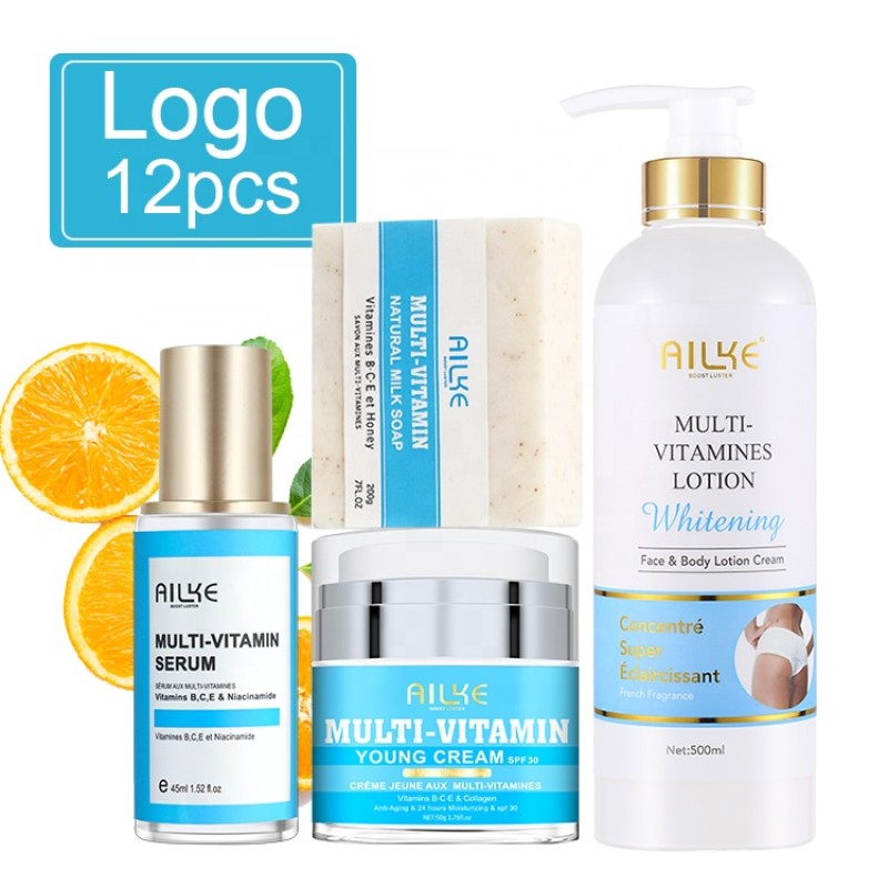 Facial Kit Factory - OEM Multi Vitamin Brightening Whitening