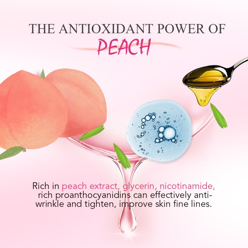 Shower Gel Factory - OEM Peach Scented Moisturizing Lightening