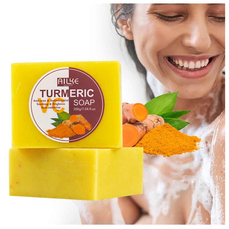 Acne Soap Manufacturer - OEM Turmeric Scrub Dark Spot Removal
