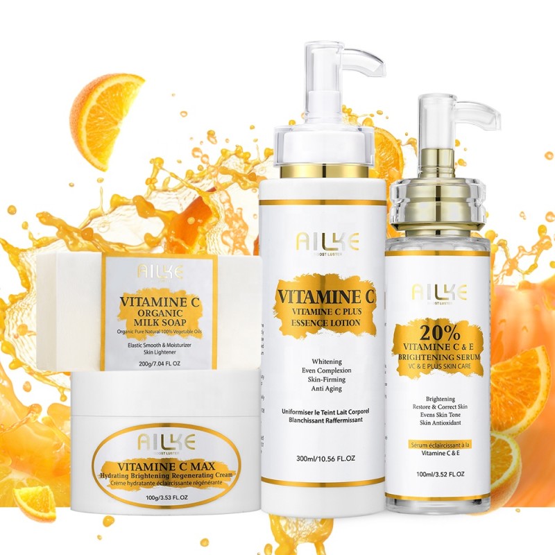 Skincare Set Factory - OEM Niacinamide Vitamin C Dark Skin