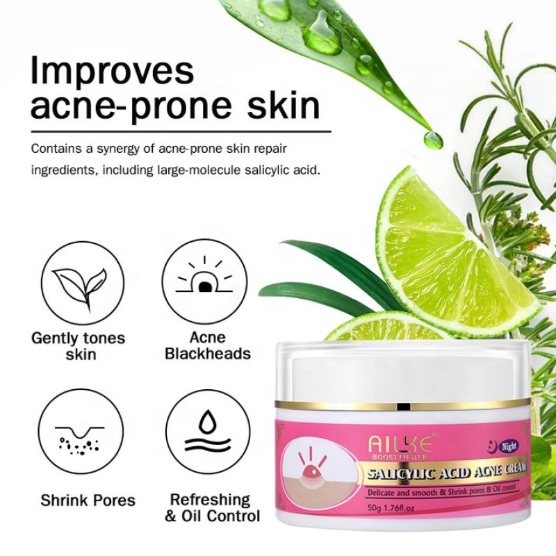 Acne Face Cream Manufacturer - OEM Salicylic Acid Scar Removal Moisturizer