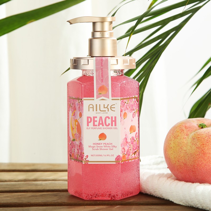 Shower Gel Factory - OEM Peach Scented Moisturizing Lightening