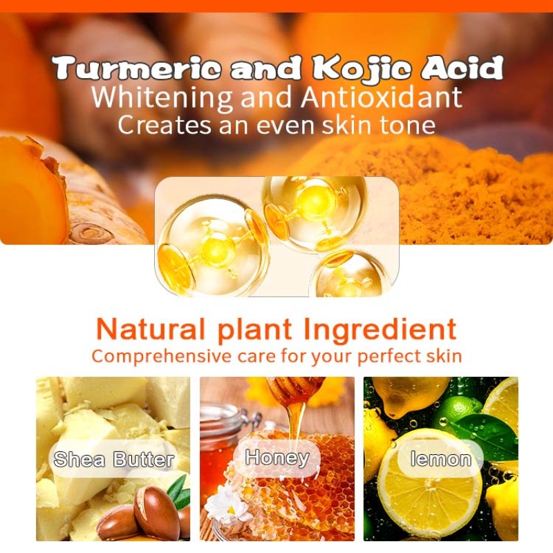 Bath Soap Factory - OEM Shea Butter Turmeric Acne Whitening