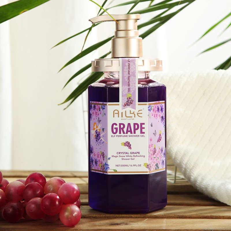 Body Wash Manufacturer - OEM Luxury Whitening Grape Foam