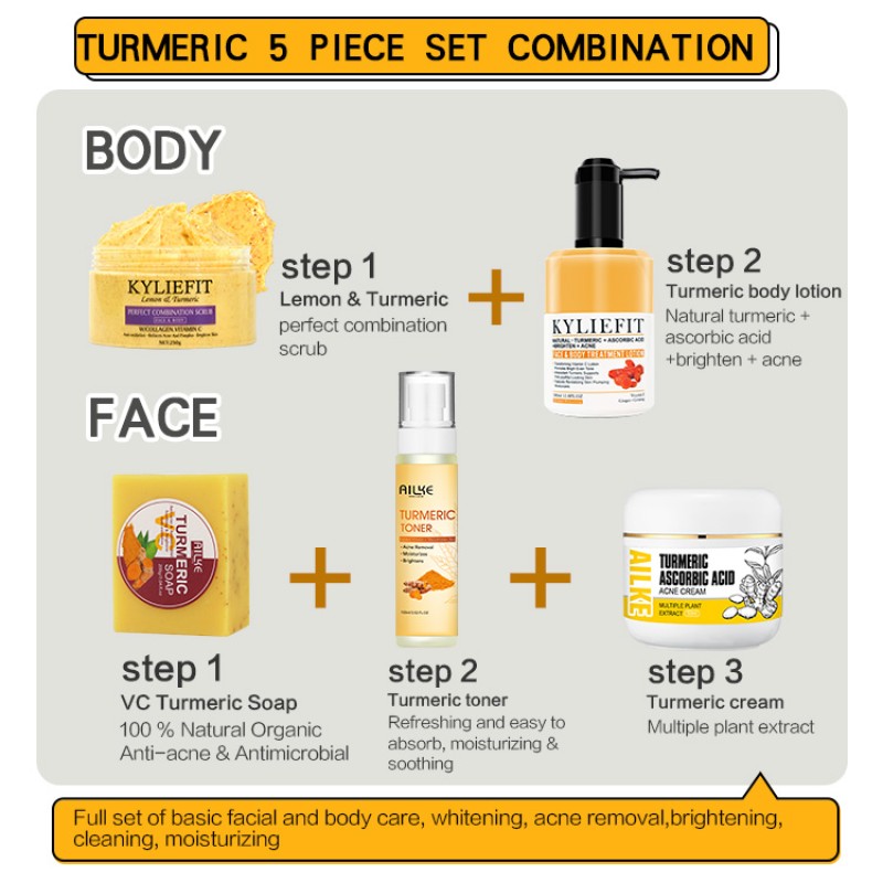 Turmeric Set Factory - OEM Anti Acne Dark Spot Remover