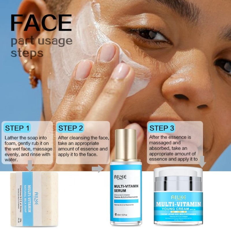 Skin Care Set Manufacturer - OEM Vitamin C Niacinamide Brightening