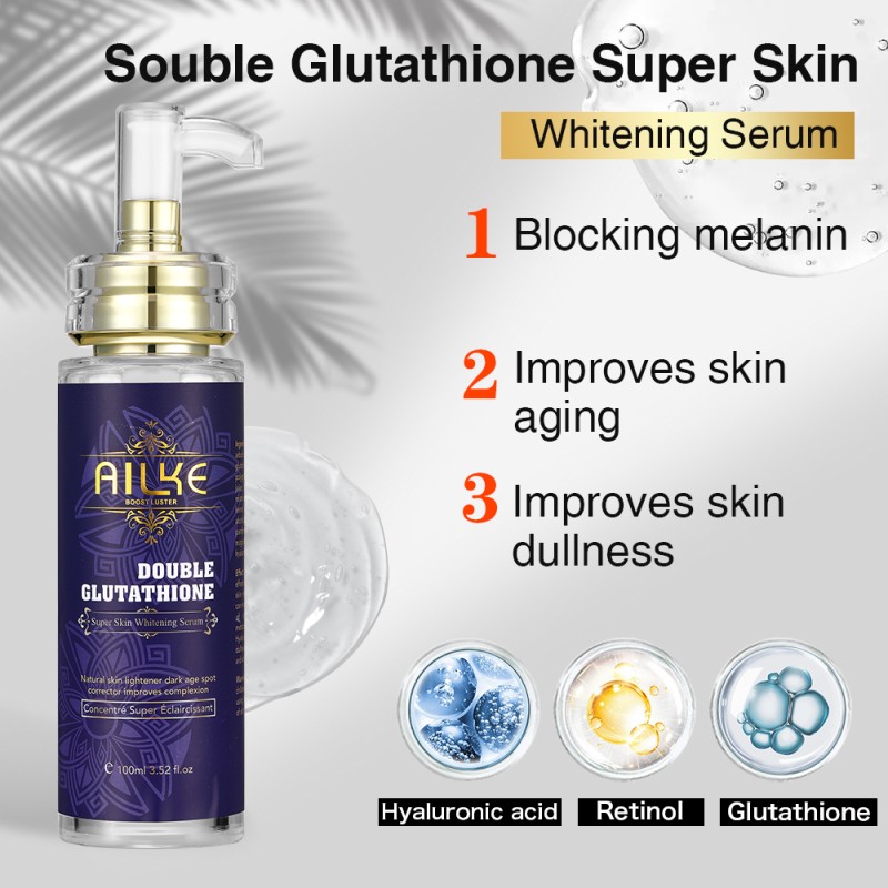 Skin Care Set Factory - OEM Double Glutathione Whitening Serum