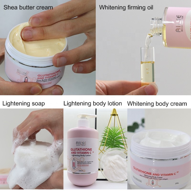 Body Lotion Set Factory - OEM Gluta Moisturizing Whitening Set