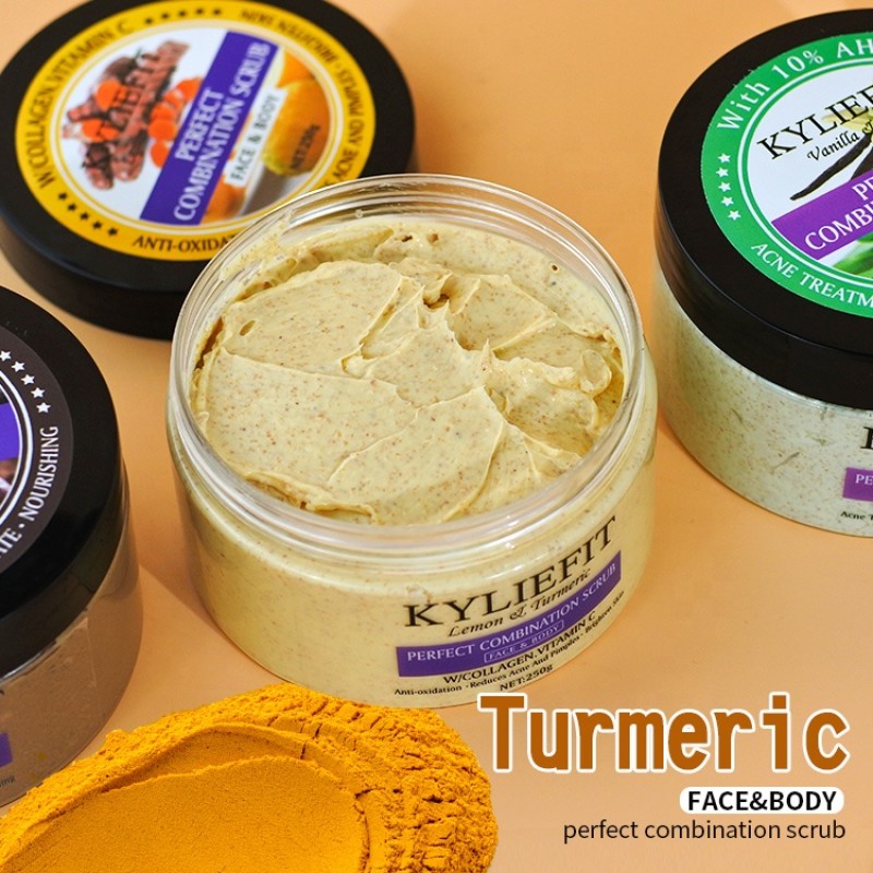 Body Scrub Manufacturer - OEM Turmeric Coffee Acne-Prone Skin