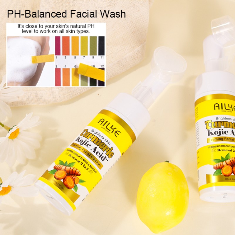Facial Cleanser Manufacturer - OEM Turmeric Kojic Acid Silicone Brush