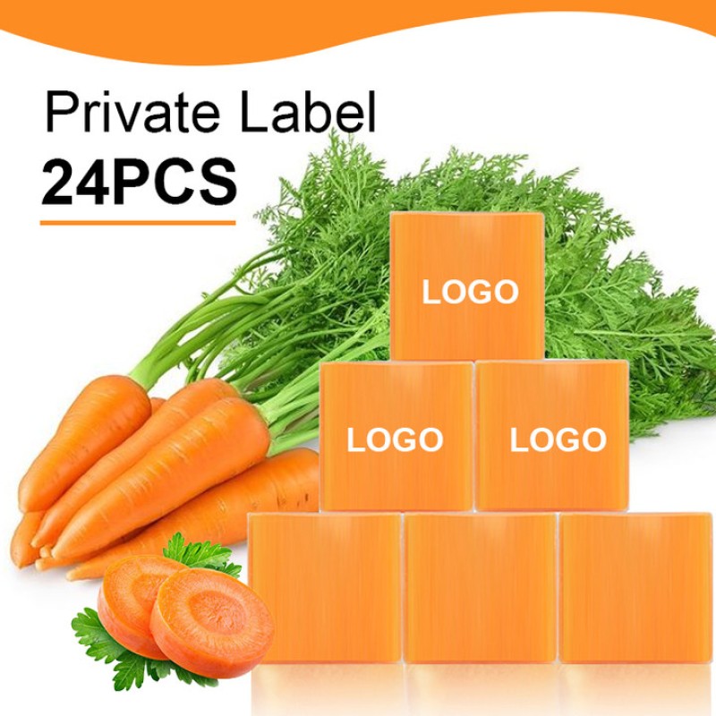 Whitening Soap Factory - OEM Carrot Extract Glycerine Radiant