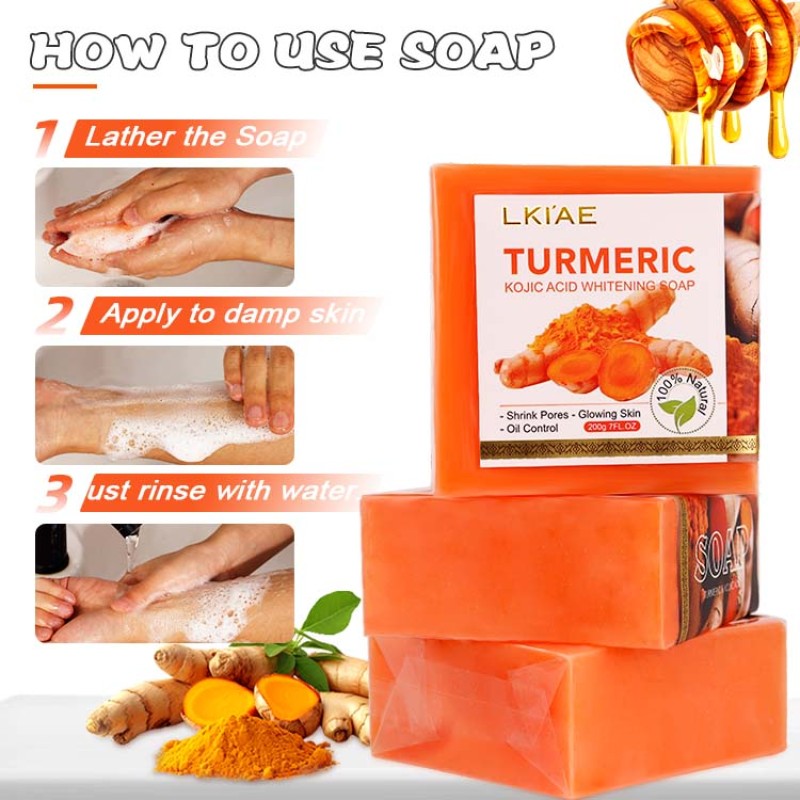 Bath Soap Factory - OEM Shea Butter Turmeric Acne Whitening