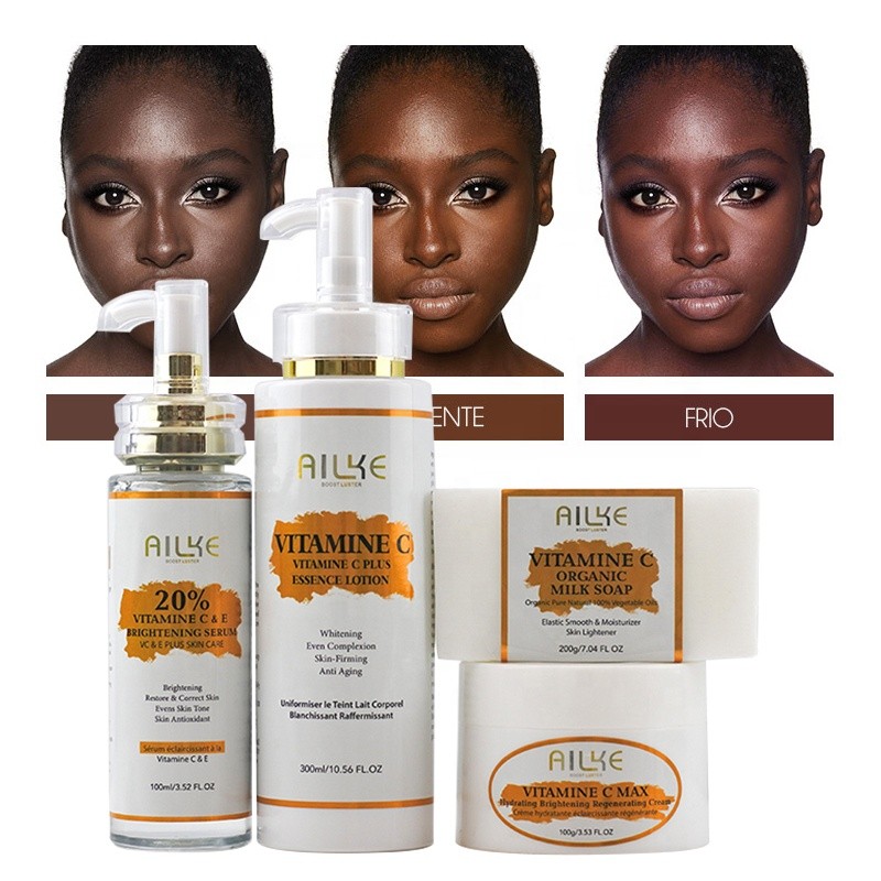 Skincare Set Factory - OEM Niacinamide Vitamin C Dark Skin