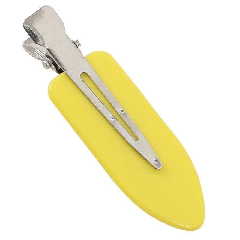 Hair Clips Manufacturer - Custom Logo Trendy 2025 Make up Hairpin for Girls Curl Seamless Acetate Metal