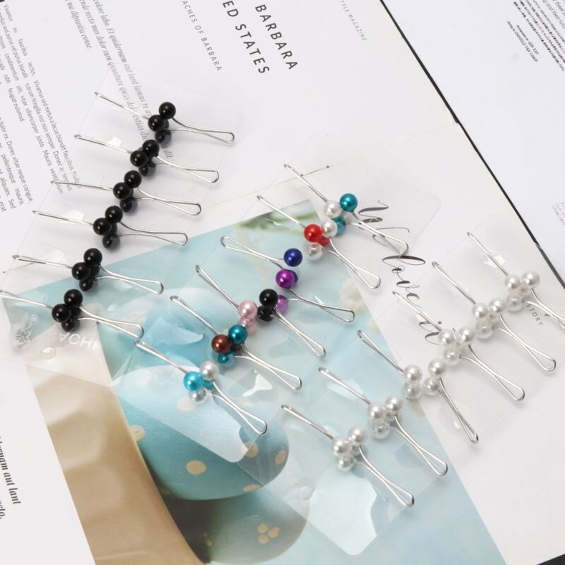 Scarf Clip Manufacturer - Wholesale Women's U-needle Pearl Muslim Style Accessories Headband Accessories