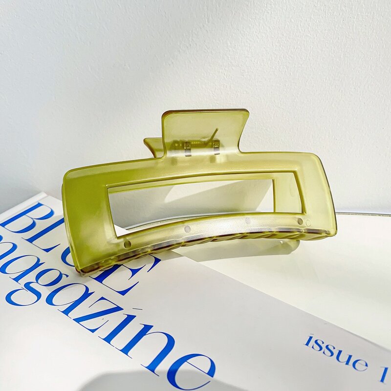 Plastic Hair Claw Clip Manufacturer - New Fashion Candy Color Sweet Temperament for Girls Women