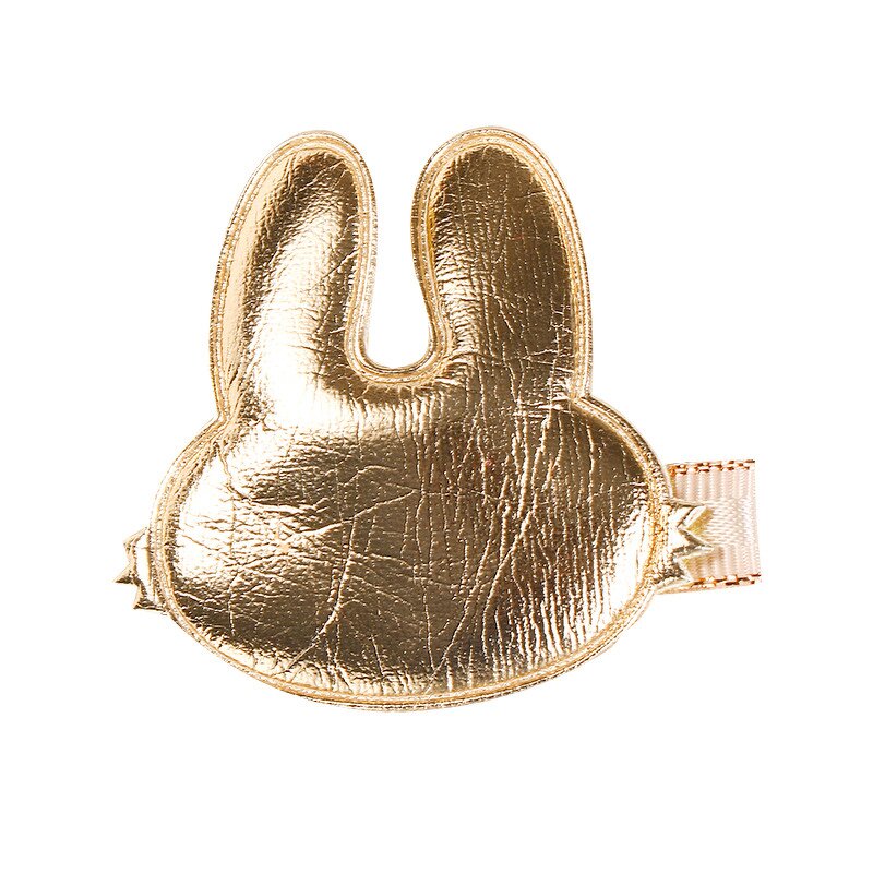 Hair Clip Set Manufacturer - Girls' PU Leather Cotton Filled Bunny Crown Star Love Bow for Women