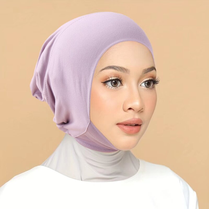 Muslim Hijab Cap Manufacturer - Sharut 2025 Custom Solid Color Jersey Cotton Inner for Women Summer