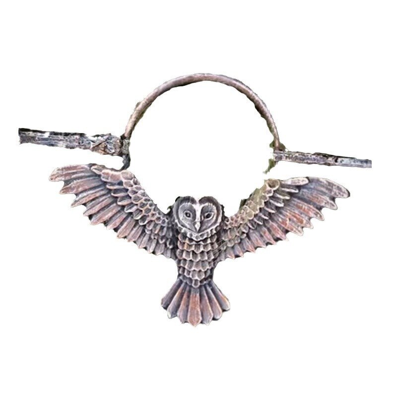 Alloy Hairpin Manufacturer - Gothic Retro Exaggerated Owl Nordic Viking Personalized Hair Bands for Women