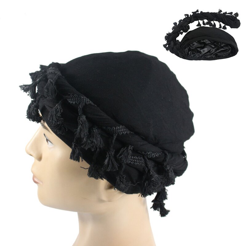 Head Wraps Manufacturer - Wholesale Vintage Twist for Men Cycling Sports Polyester Satin Turban Scarf