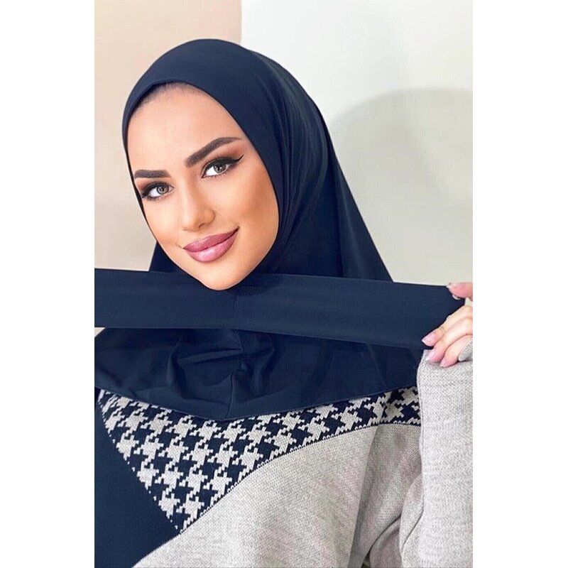 Hijab Set Manufacturer - 2022 Yiwu Hot Selling Button Hat Scarf Fashion New Solid Color Women's Wrap Wholesale