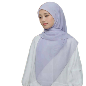 Scarf Manufacturer - Wholesale Women's Ethnic Style Plain Polyester Shawls Satin for Women