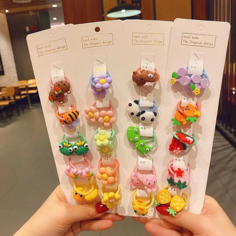 Hair Band Manufacturer - Korean Cartoon Girl Cute Cartoon Fruit Ring for Kids