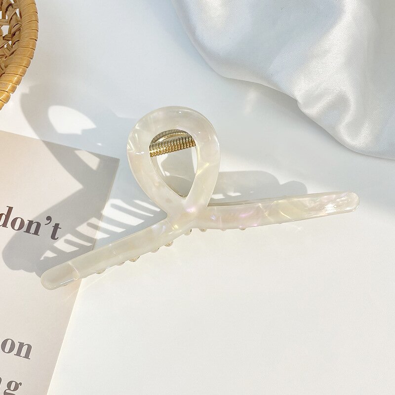 Claw Hair Clip Manufacturer - Women's Premium Back Metal Shark Clip High-end Headwear