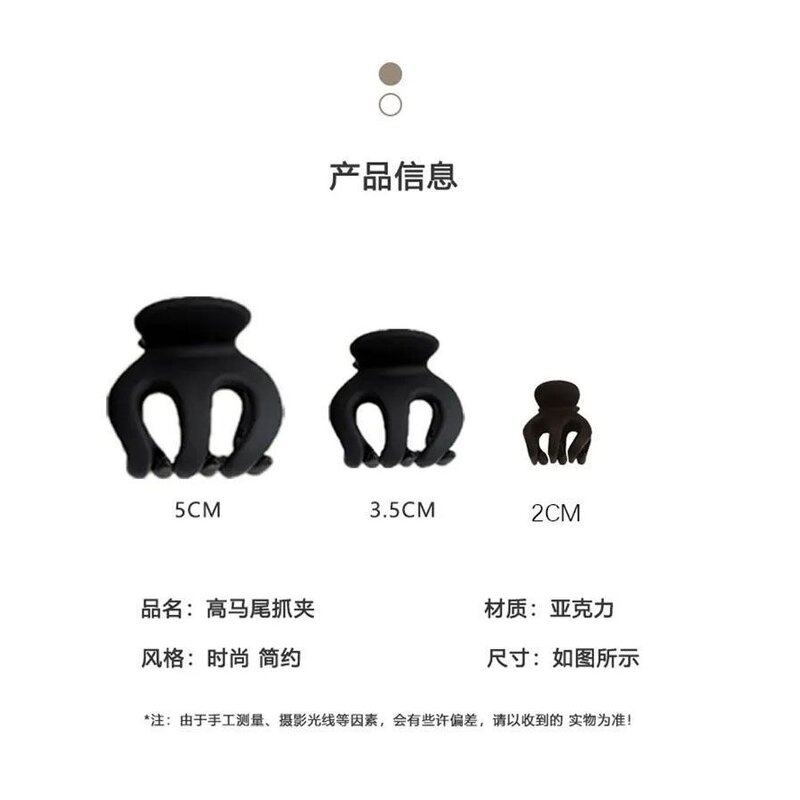 Plastic Hair Claw Clip Manufacturer - New Pumpkin Shape Headpiece High Ponytail Fixing Artifact for Girls Women