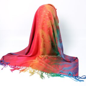 Hijab Scarves Manufacturer - Best Selling Women Ladies Turkish Jacquard Paisley Cashmere Cotton Pashmina Kashmiri