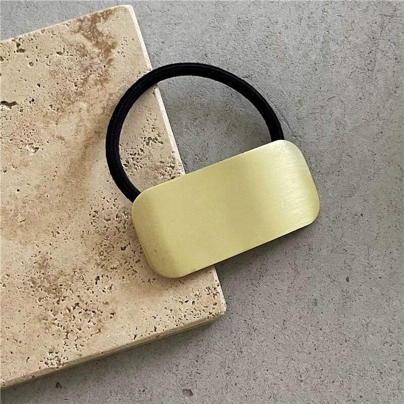 Elastic Hair Bands Manufacturer - Adjustable Simple Style Metal Ponytail Ties Nylon Polyester for Women Girls