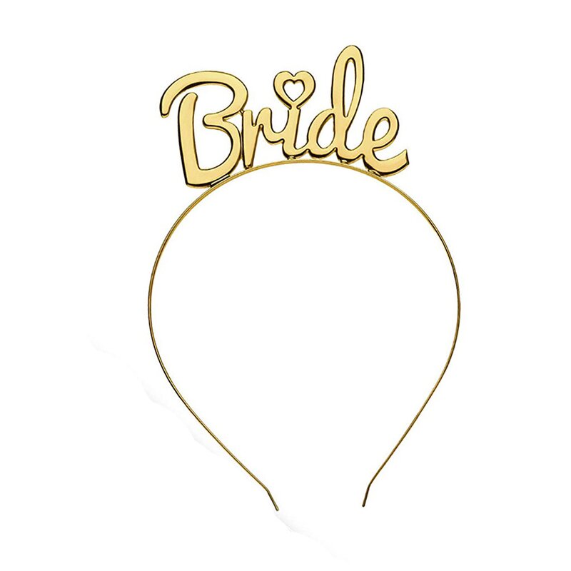 Sash Headband Manufacturer - with Crown Tiara Hot Stamping Print for Bridal Shower Bachelorette Party