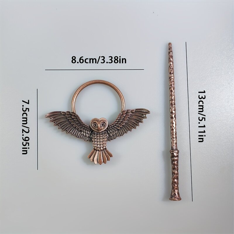 Alloy Hairpin Manufacturer - Gothic Retro Exaggerated Owl Nordic Viking Personalized Hair Bands for Women