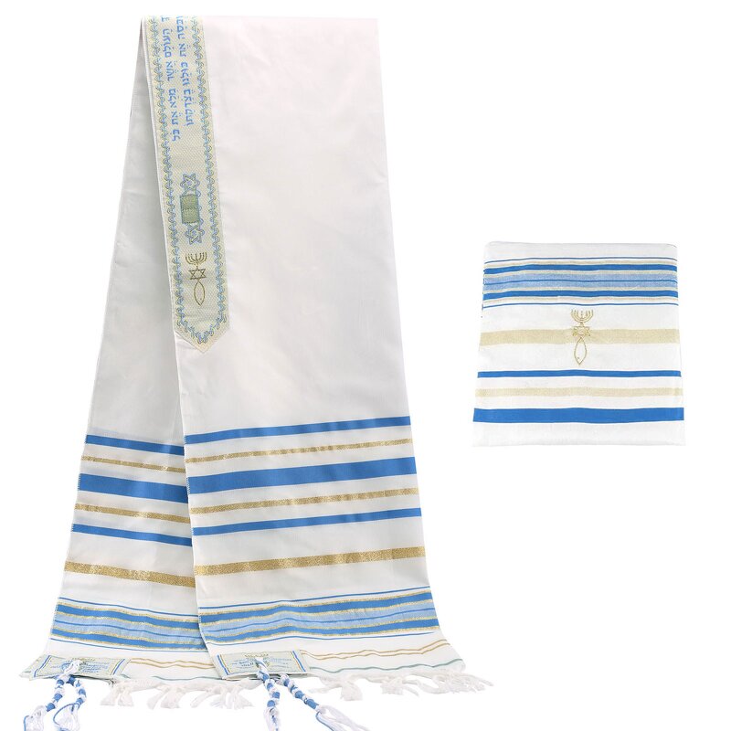 Prayer Shawl Manufacturer - Red Talit Soft Polyester Printed Leaf Long 52 * 180CM Muslim