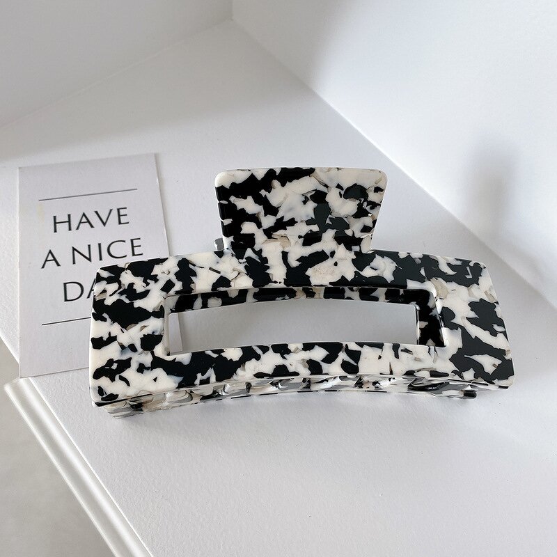 Hair Claw Clip Manufacturer - Hot Sale Acetate High Quality Smooth Large Jumbo Rectangle for Girls Women